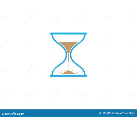 Hourglass Symbol Illustration Stock Vector Illustration Of Isolated
