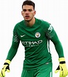 Ederson Moraes Manchester City football render - FootyRenders