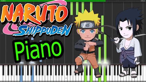 Naruto Shippuden Opening 3 Blue Bird Synthesia Piano Hd Letra Y Midi