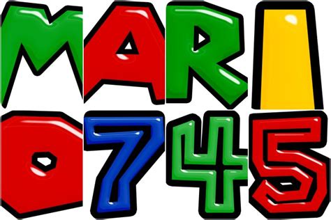 Alfabeto Personalizado Super Mario Completo Com Números E Letras