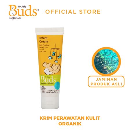 Jual Buds Organics Infant Cream Lotion Atau Krim Perawatan Kulit Bayi