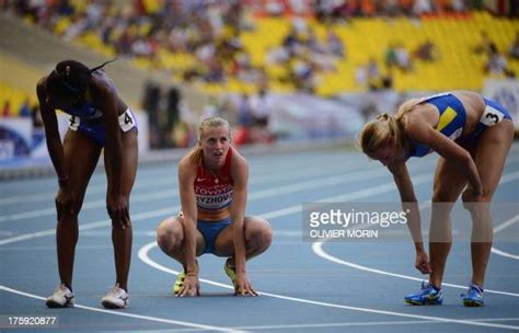 Russias Kseniya Ryzhova Catches Her Breath After A Womens 400 News Photo Getty Images