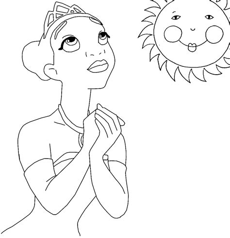 Disney princess tiana coloring pages are a fun way for kids of all ages to develop creativity focus motor skills and color recognition. Disney Princess Tiana Coloring Pages To Girls