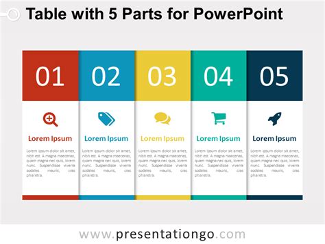 Powerpoint Table Design Template Free