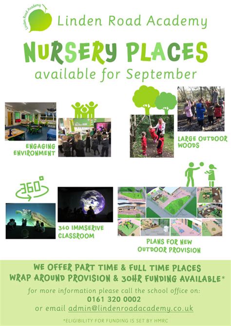 Nursery Places Available Linden Road Academy