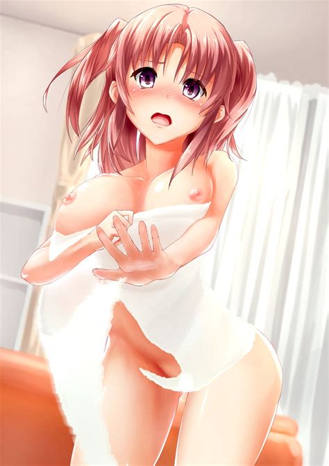 Mikakunin De Shinkoukei Yonomori Kobeni Naked Nipples Tagme Towel