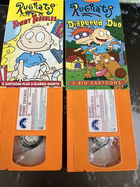 vhs rugrats diapered duo vhs 1998 889 picclick images and photos finder