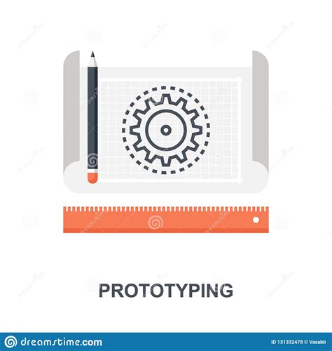 Prototyping Icon Concept Vector Illustration 131332478