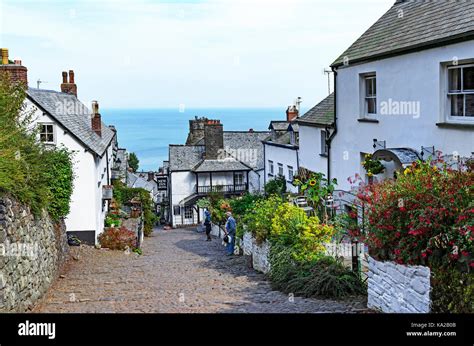 The Coastal Village Of Clovelly In Devon England Britain Uk Stock