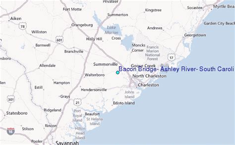 Bacon Bridge Ashley River South Carolina Tide Station Location Guide