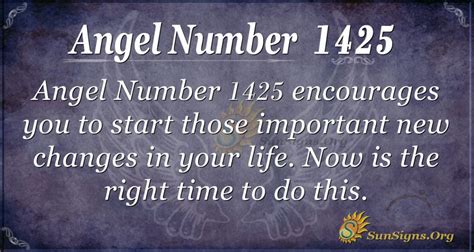 Angel Number 1425 Meaning Insist On Becoming Better Sunsignsorg