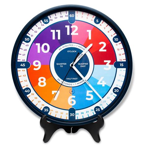 Buy Clocktopus Kids Learning Clock Wall Clock Silent With Stand