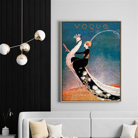 Arthouse Collective Vogue Ride The Peacock Canvas Wall Art Temple