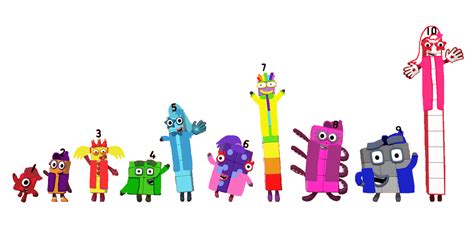 Numberblocks 1 10 Number Squad Outfits 2022 By Alexiscurry On Deviantart