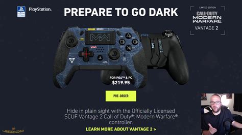 Scuf Reveals Call Of Duty Modern Warfare Vantage 2 Controller For Ps4