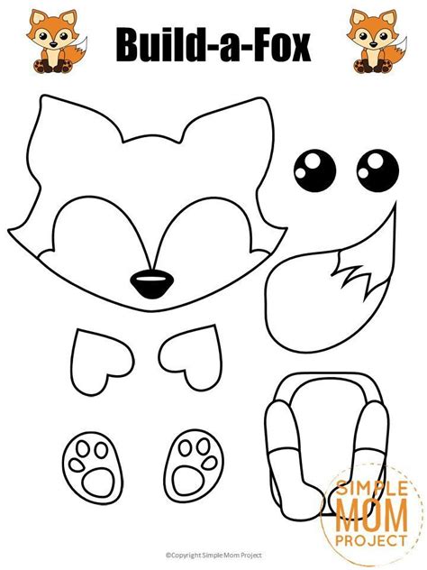 These powerpoint easter bunny templates are preloaded with various powerpoint slide styles. Build-a-Fox Craft for Kids with Free Printable Fox ...