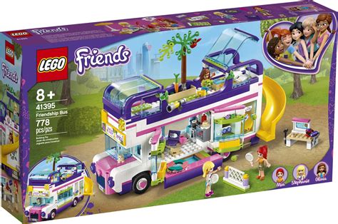 Lego Friends Friendship Bus 41395 Heartlake City Toy Playset Building Kit Promotes Hours Of