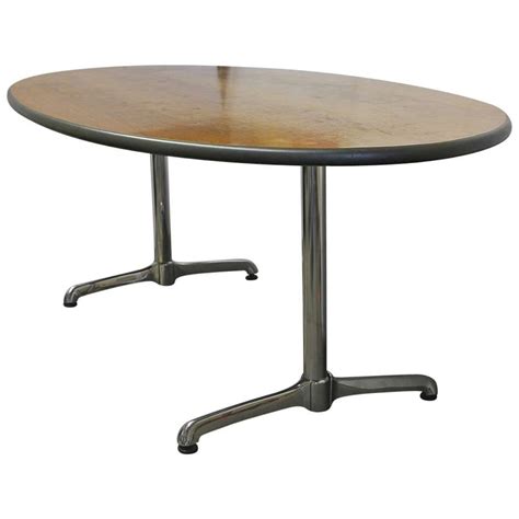 Long Oval Dining Table Or Desk By Herman Miller Dining Table Oval