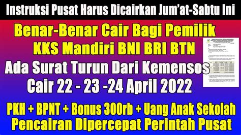 Kabar Bahagia Kpm Pkh Bpnt Surat Kemensos Turun Pkh Tahap 2 2022 Kapan