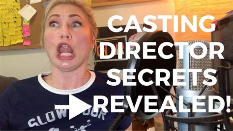 Voice Over Secrets How To Meet Casting Directors Youtube