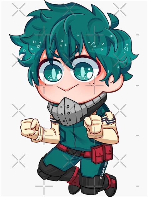 Midoriya Izuku Sticker For Sale By Juunichiro Redbubble