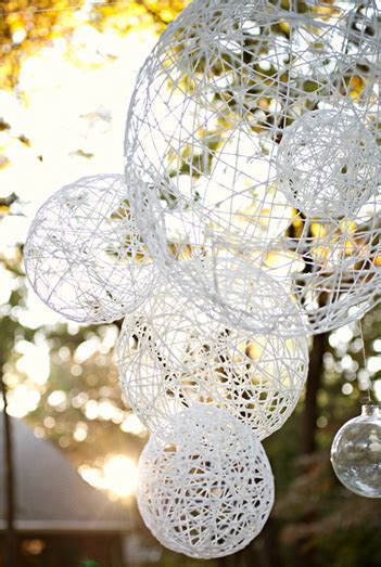 Loving These Hanging Twine Spheres