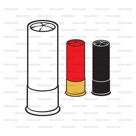 Shotgun Shells Cut Files For Cricut Clip Art Eps Svg Pdf Etsy