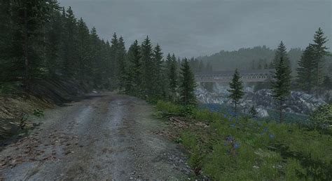 Карта Rally Forest V151 для Beamngdrive 029x Моды для игр про