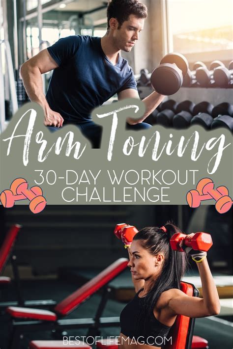 30 Day Arm Toning Workout Challenge Printable Best Of Life Magazine