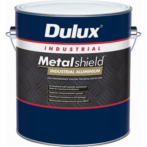 Dulux Metalshield Premium Industrial 1l Aluminium Topcoat Paint