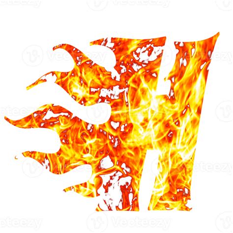 Letra H Fuego Efectos 25143602 Png