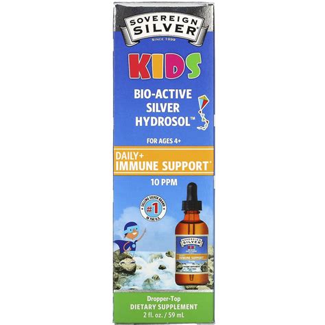 Sovereign Silver Kids Bio Active Silver Hydrosol Daily Immune Support