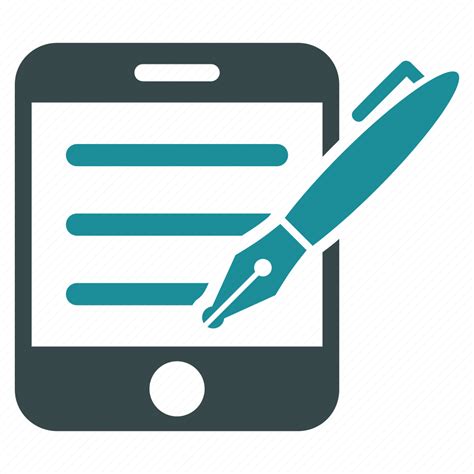 Records Fill Form Mobile Order Write Communication Record Icon