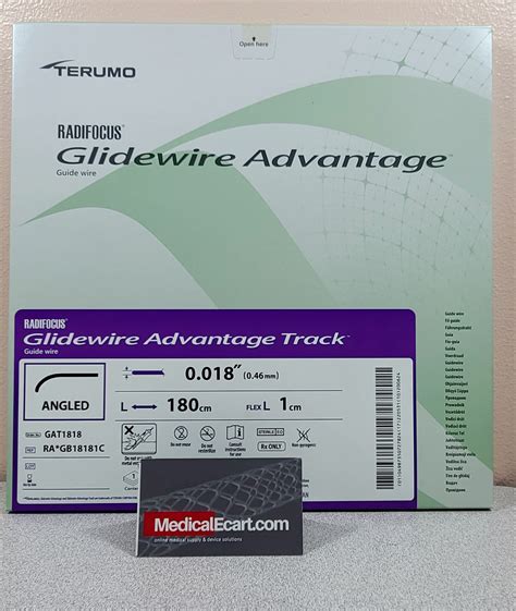 Terumo Gat1818 Glidewire Advantage Track Peripheral Guidewire