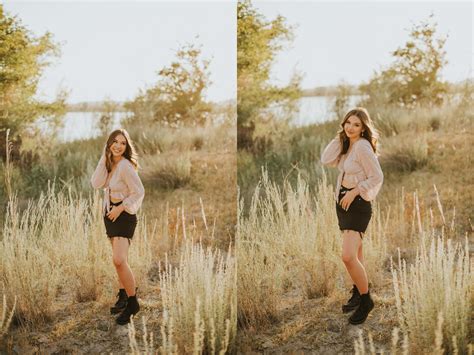 Desert Sagebrush Backlit Sunny Senior Photos Senior Pictures Senior