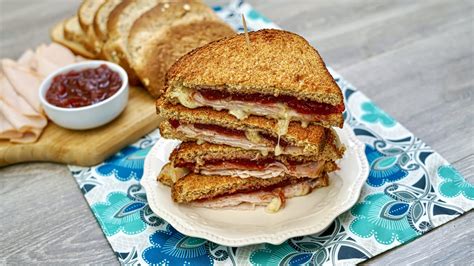 Air Fryer Turkey Brie Cranberry Sandwich Recipe Fun Happy Home