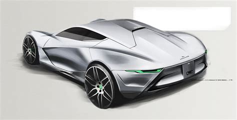 Jaguar Concept Design Sketch By Erik Saetre Car Body Design