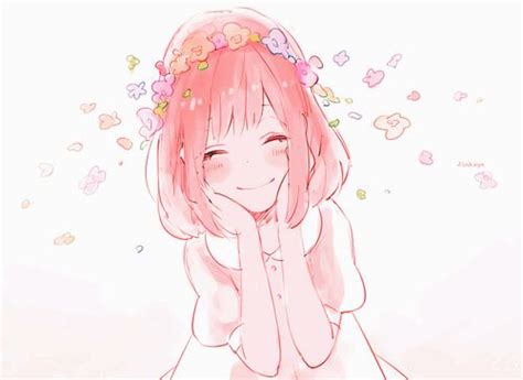 Gallery For Anime Girl Flower Crown Tumblr Beauty
