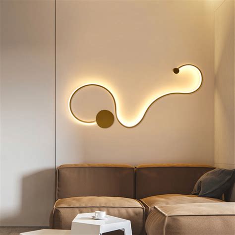 Contemporary Light Fixture Design B Black W Warm White Lighting