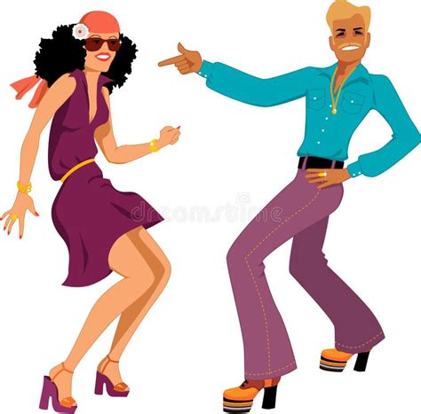 Disco Dancers Stock Vector Illustration Of Young Party 49557615