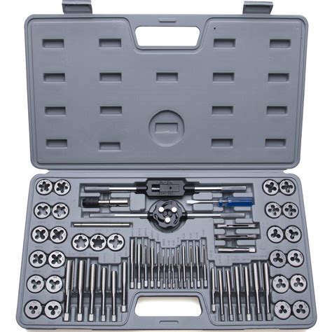 60 Pc Master Tap And Die Set Include Sae Inch Size 4 To 12” And