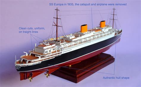 Ss Europa Model Ship