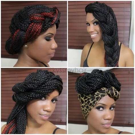 Who remembers how hot braids were in the 90s? 4 Simple, Gorgeous Styles for Box Braids - BGLH Marketplace