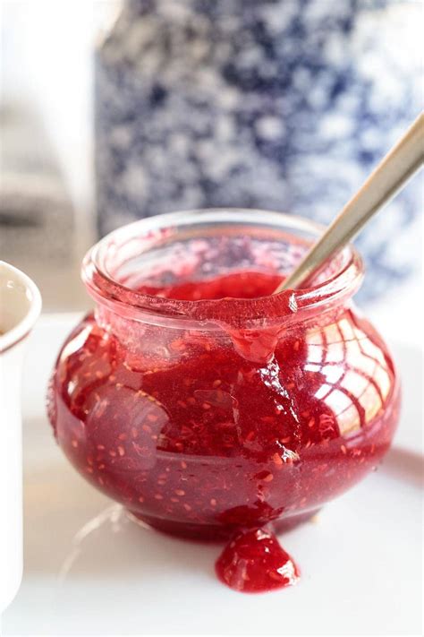 Easy Raspberry Freezer Jam With Fresh Or Frozen Berries And Free