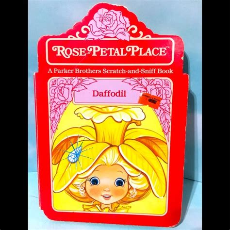 Parker Brothers Toys Rose Petal Place Vtg 8s Daffodil Hardcover