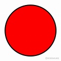 Red Circle Clip Art Free PNG Image｜Illustoon