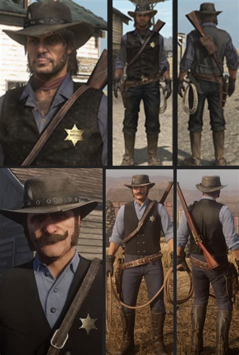 The Us Marshal Uniform Outfit From Rdr1 Part 3 Of My Red Dead