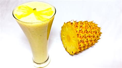 Pineapple Banana Smoothie Pineapple Smoothie Recipe How To Make