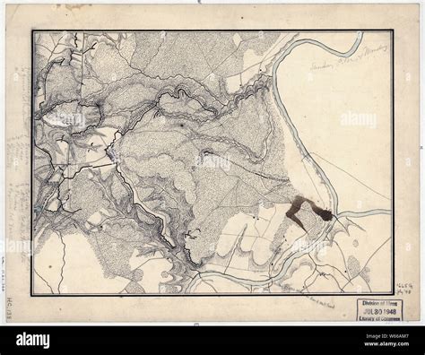 Civil War Maps 1975 Map Of Chancellorsville Battlefield May 3 4 1863