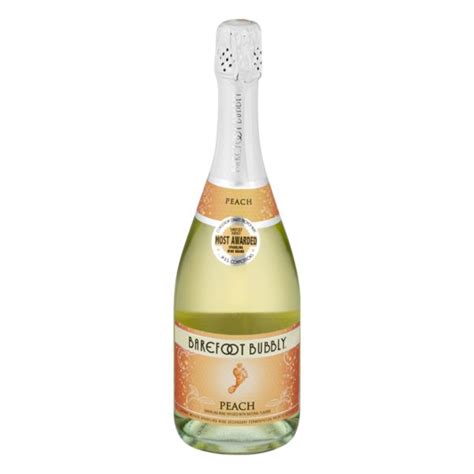 Barefoot Bubbly Sparkling Wine Peach Outerbanksgroceries Get Go Grocer